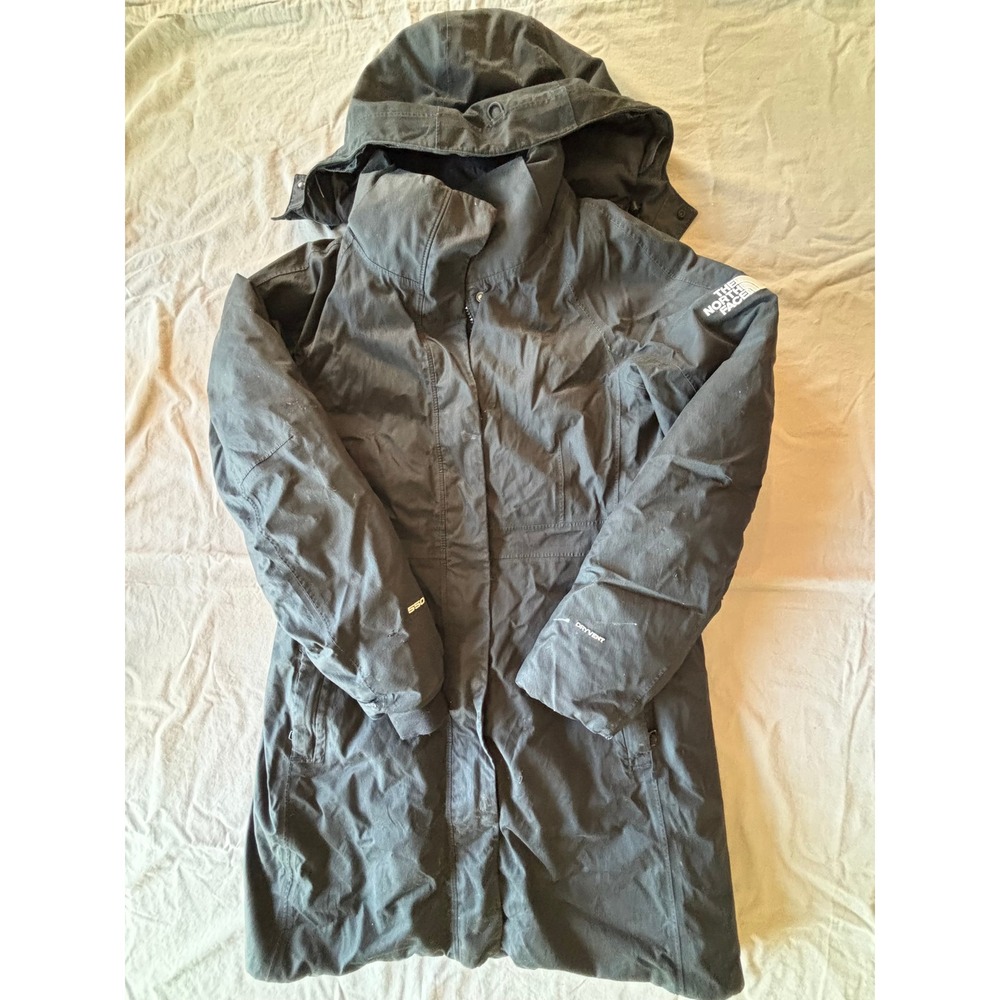 The North Face Arctic Parka Womens Medium Black 550 Down DryVent Winter Coat